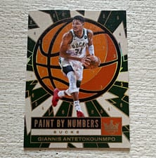 2023-24 Panini Court Kings Paint by Number Giannis Antetokounmpo #16 card