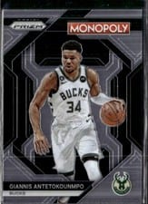2023-24 Panini Prizm Monopoly All-Star Giannis Antetokounmpo #PS5 card
