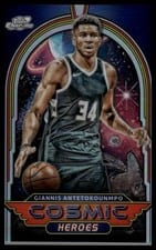 2023-24 Topps Chrome Cosmic Cosmic Heroes Giannis Antetokounmpo #CH-14 card