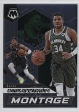 2024-25 Panini Mosaic Montage Giannis Antetokounmpo #17 card