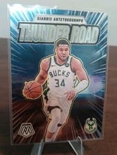2024-25 Panini Mosaic Thunder Road Giannis Antetokounmpo #9 card