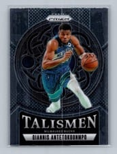 2024-25 Panini Prizm Talismen Giannis Antetokounmpo #12 card
