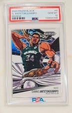 2024 Panini Prizm Black Manga Giannis Antetokounmpo #4 card