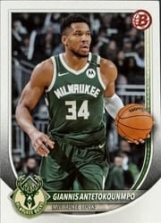 2025-26 Bowman Base Set Giannis Antetokounmpo #80 card