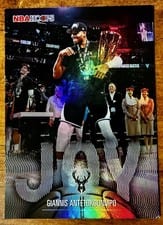 2025-26 NBA Hoops Joy Giannis Antetokounmpo #JOY-5 card