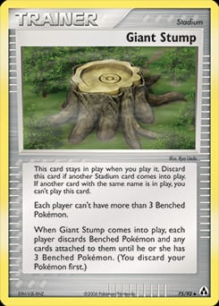 2006 Legend Maker Giant Stump #75 card