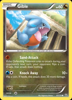 Dragons Exalted Gible #87 card