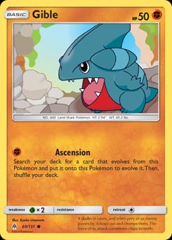Forbidden Light Gible #60 card