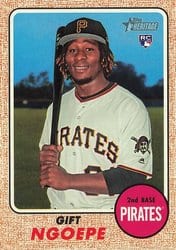 2017 Topps Heritage Base Set Gift Ngoepe #519 card