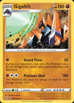 Evolving Skies Gigalith #88 card