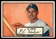 1952 Topps Gil Hodges #36 card