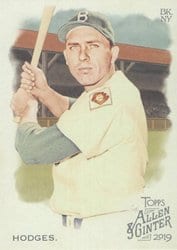 2019 Topps Allen & Ginter Base Set Gil Hodges #385 card