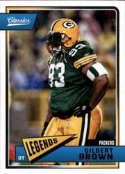 2018 Panini Classics Base Set Gilbert Brown #132 card