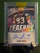 2025 Panini Absolute Absolute Legends Signatures Gilbert Brown #ALS-GBN card