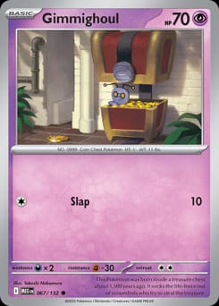 2025 Mega Evolution Gimmighoul #67 card