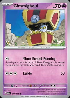 Surging Sparks Gimmighoul #97 card