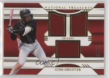 Gino Groover 2024 Panini National Treasures Game Gear Swatches Trio card