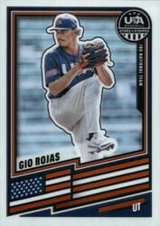 2026 Panini Stars & Stripes Prizm Base Set Gio Rojas #119 card