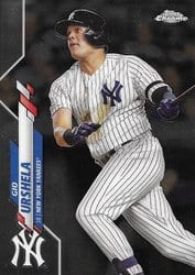 2020 Topps Chrome Base Set Gio Urshela #34 card
