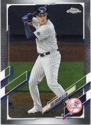 2021 Topps Chrome Base Set Gio Urshela #220 card