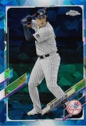 2021 Topps Chrome Sapphire Edition Base Set Gio Urshela #117 card