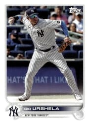 2022 Topps Mini Base Set Gio Urshela #23 card