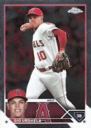 2023 Topps Chrome Update Base Set Gio Urshela #USC38 card