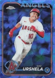 2024 Topps Chrome Sapphire Edition Base Set Gio Urshela #698 card
