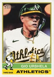 2025 Topps Heritage Base Set Gio Urshela #25 card