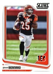 2018 Score Base Set Giovani Bernard #67 card