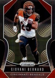 2019 Panini Prizm Base Set Giovani Bernard #81 card
