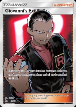 Hidden Fates Giovanni's Exile #67 card