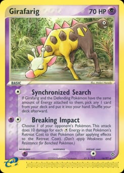 Dragon Girafarig #16 card