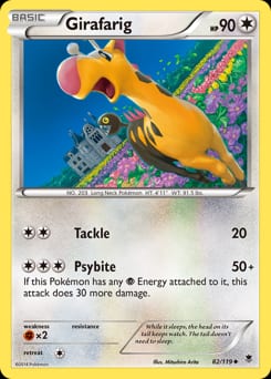 Phantom Forces Girafarig #82 card