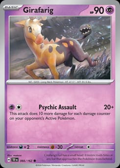 2024 Temporal Forces Girafarig #66 card