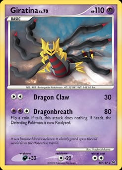 2009 Platinum Giratina #28 card