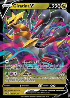 SWSH Black Star Promos Giratina V #SWSH259 card