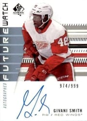 2019-20 SP Authentic Base Set Givani Smith #224 card