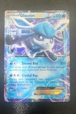 2016 Fates Collide Glaceon-EX #20 card