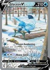Evolving Skies Glaceon V #175 card