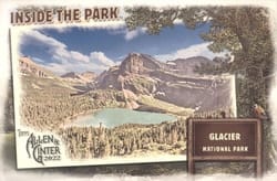 2022 Topps Allen & Ginter Inside the Park Boxloaders Glacier National Park #ITPB-6 card