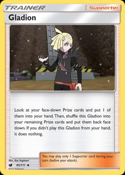 Crimson Invasion Gladion #95 card