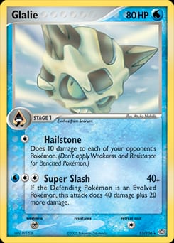 Emerald Glalie #13 card