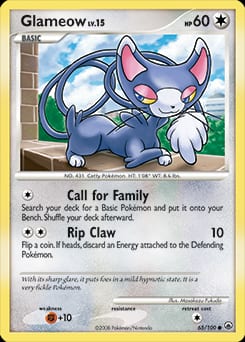 Majestic Dawn Glameow #65 card