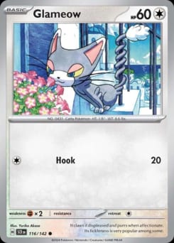 Stellar Crown Glameow #116 card