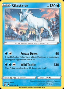 Lost Origin Glastrier #51 card