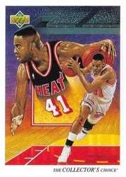 1992-93 Upper Deck Base Set Glen Rice #42 card