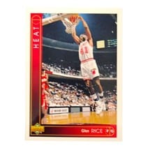 1993-94 Upper Deck Base Set Glen Rice #154 card
