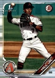 2019 Bowman Draft Base Set Glenallen Hill Jr. #BD-167 card