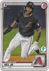 2020 Bowman 1st Edition Base Set Glenallen Hill Jr. #BFE-59 card